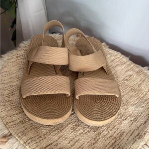 Tan Strappy Sandals